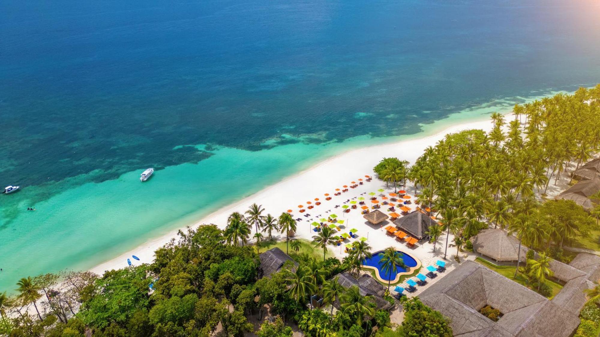 Oceanica Resort Panglao, Bohol Dış mekan fotoğraf Aerial view of the beach